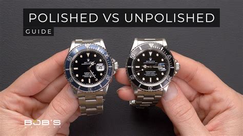 how do you polish a rolex band|does polishing a rolex work.